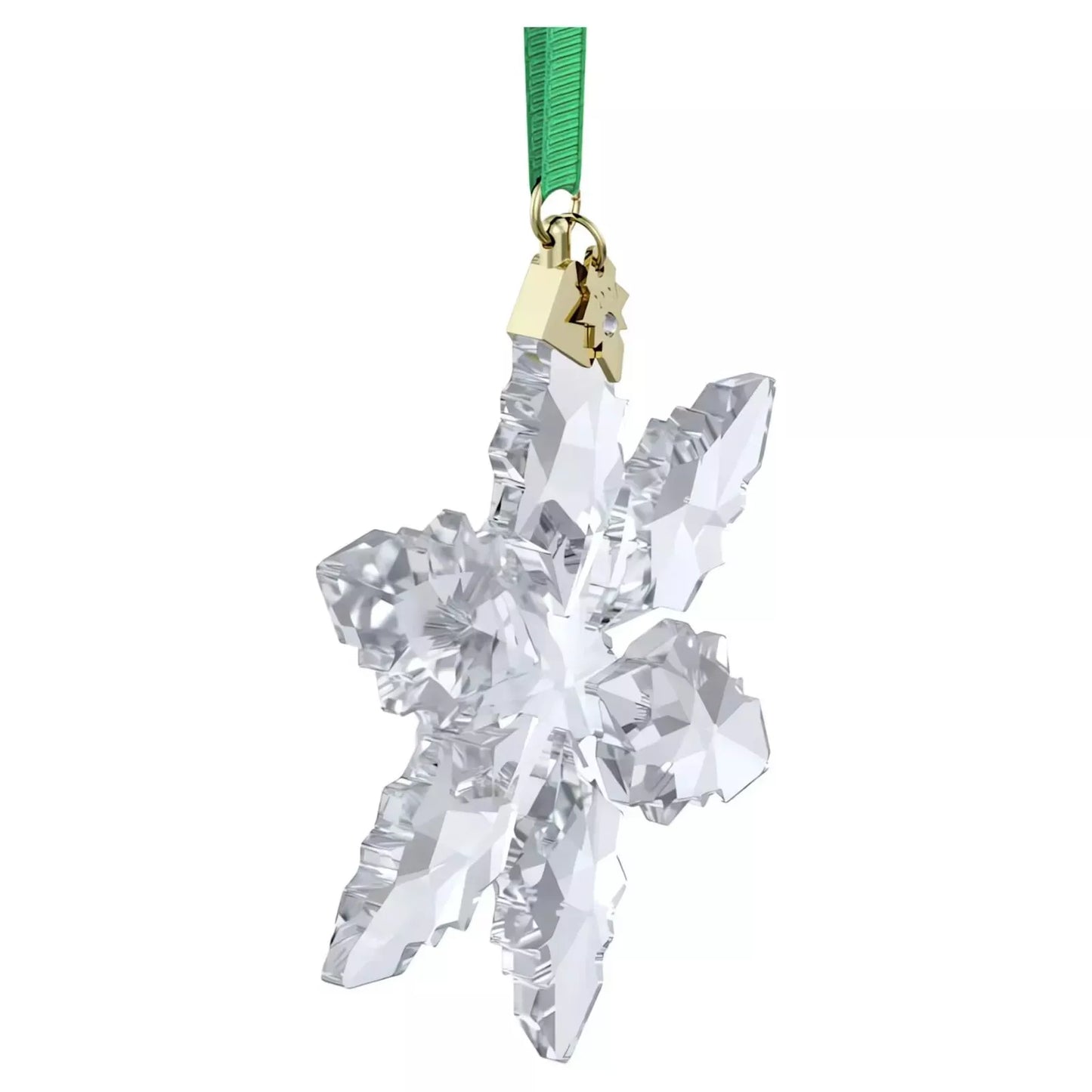 Swarovski Annual Edition Little Snowflake Ornament 2024, Clear Crystal Star with 133 Facets, Part of the Swarovski Annual Edition Collection 5661079