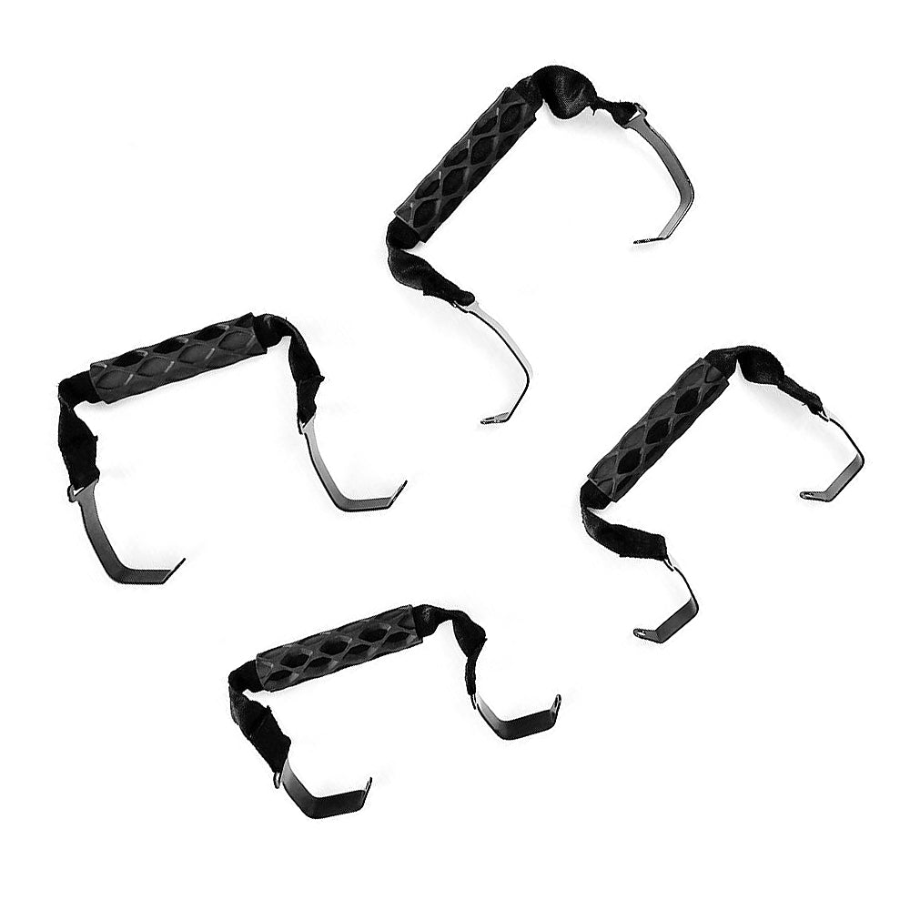 Mad Baboon Roll Bar Grab Handles Front and Rear fits for Jeep Wrangler JL 2018-2023 and Gladiator JT 2020-2023