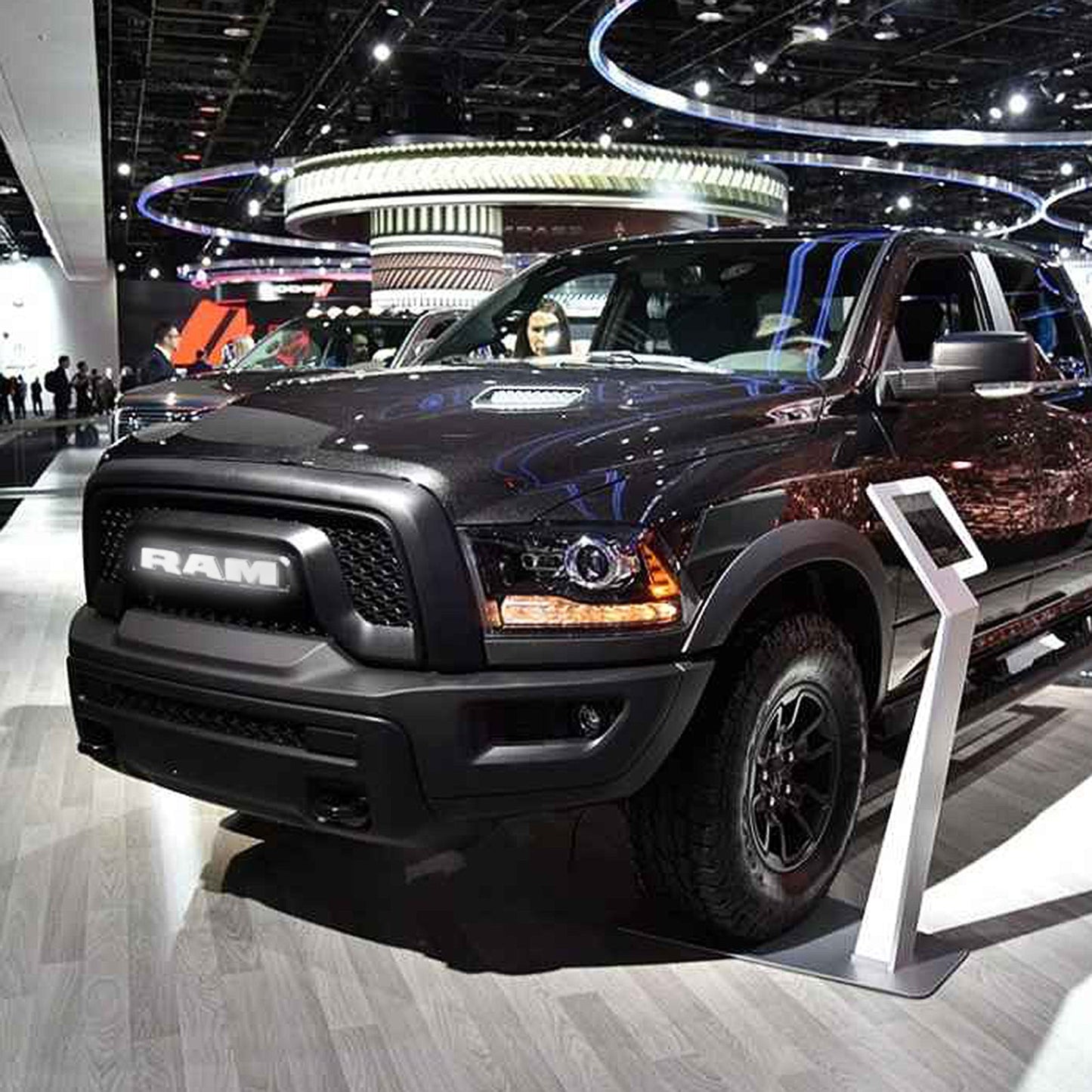 MAD BABOON RAM Letters LED Grille Lights fits for Dodge RAM 1500 2500 3500 Front Hood Bumper Grille