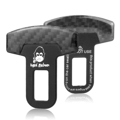 MAD BABOON Car seat belt clip, car coaster, cigarette lighter push button, valve cap, suitable for car interior decoration, gift box packaging
