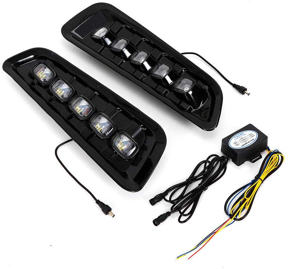 MAD BABOON LED DRL and Fog Lamp with Turn Signal fits for 2017-2020 FORD F150