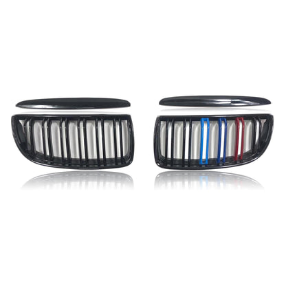 MAD BABOON Single/Dual Line Grille fits for 05-07 BMW 3series E90 (Gloss Black M Color)