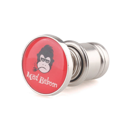MAD BABOON Car seat belt clip, car coaster, cigarette lighter push button, valve cap, suitable for car interior decoration, gift box packaging