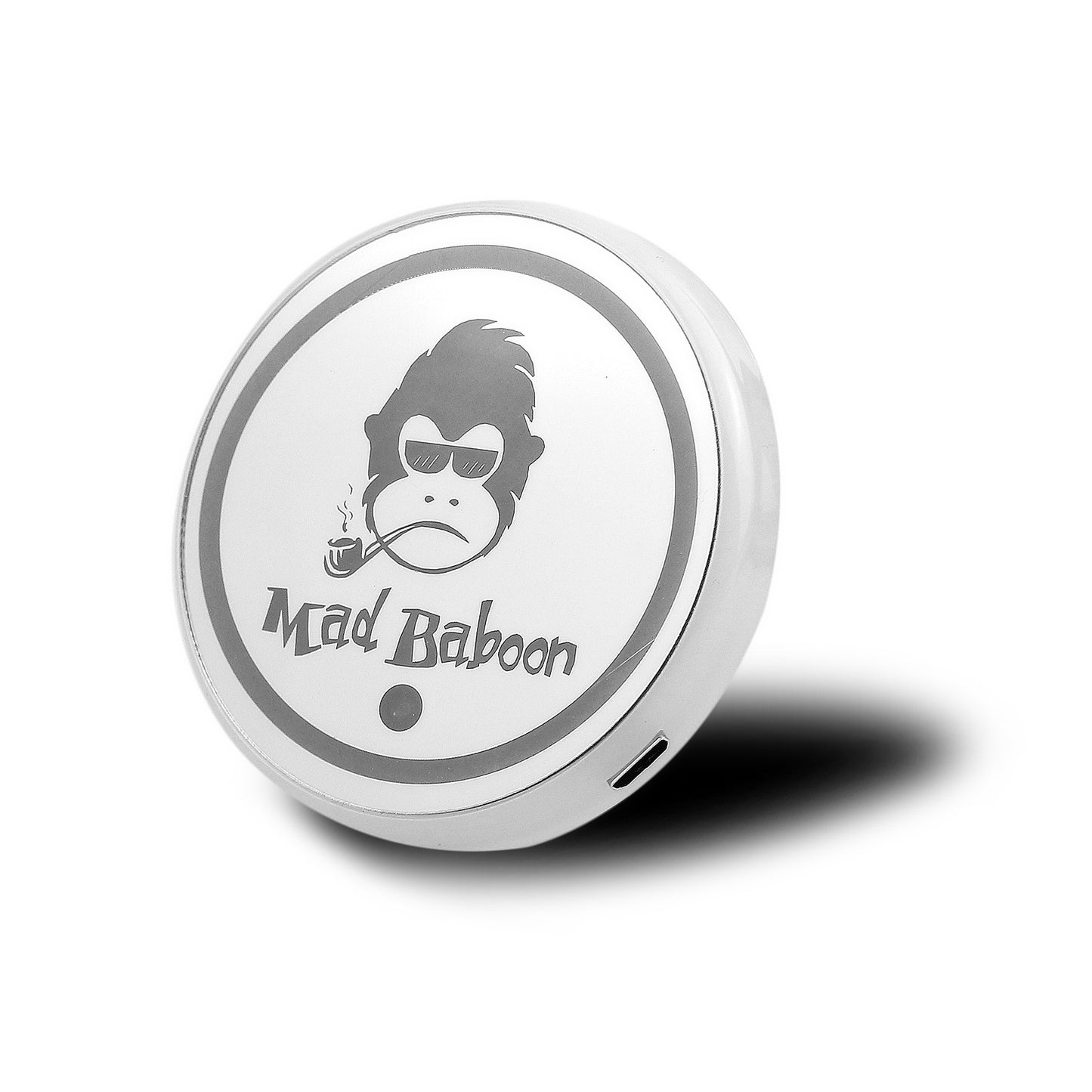 MAD BABOON Car seat belt clip, car coaster, cigarette lighter push button, valve cap, suitable for car interior decoration, gift box packaging