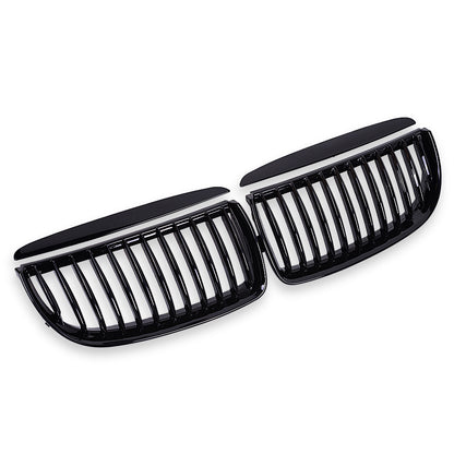 MAD BABOON Single/Dual Line Grille fits for 05-07 BMW 3series E90 (Gloss Black M Color)
