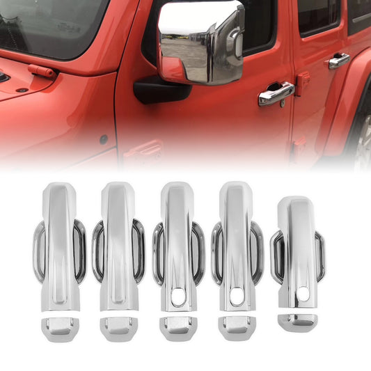 MAD BABOON 4Door Handle Cover Trim Tailgate Decor Accessiories Fit JEEP WRANGLER JL 2018+