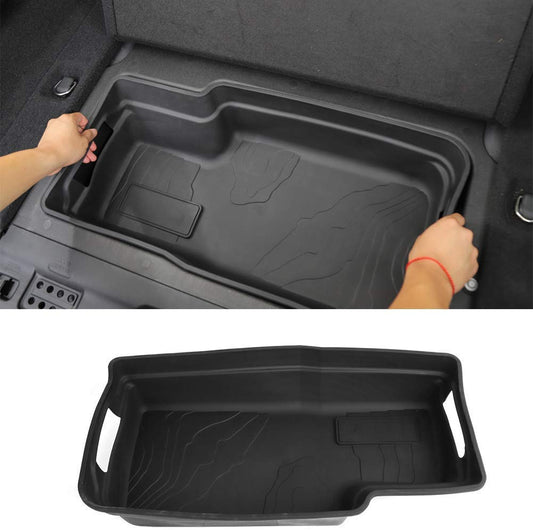 Mad Baboon Rear Trunk Storage Cargo Box Case For 18-23 Jeep Wrangler JL Car Interior Holder