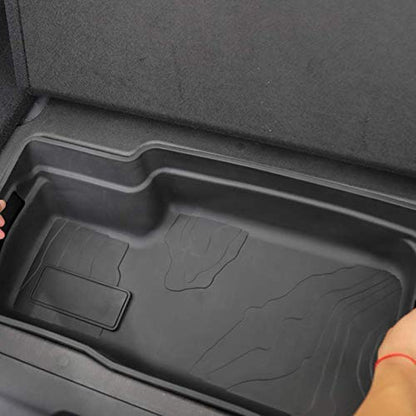 Mad Baboon Rear Trunk Storage Cargo Box Case For 18-23 Jeep Wrangler JL Car Interior Holder